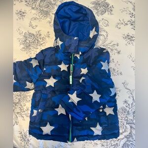 Boys Mini Boden Ski Jacket sz 2T/3T